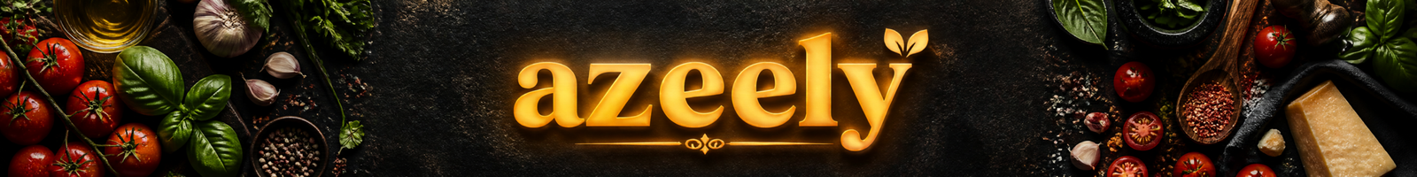 Azeely Food Recipes Banner